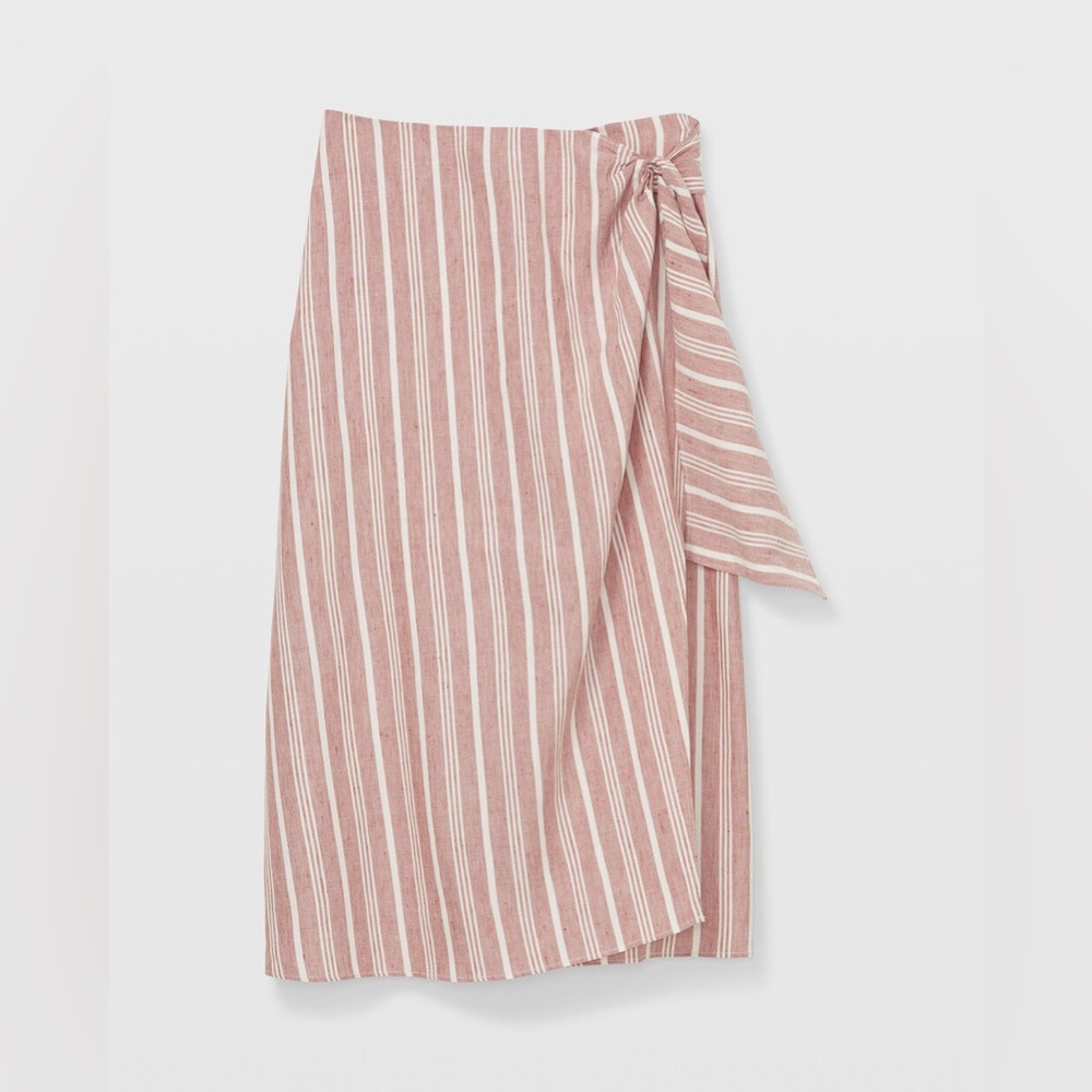 Club Monaco Wrap Stripe Skirt NWT